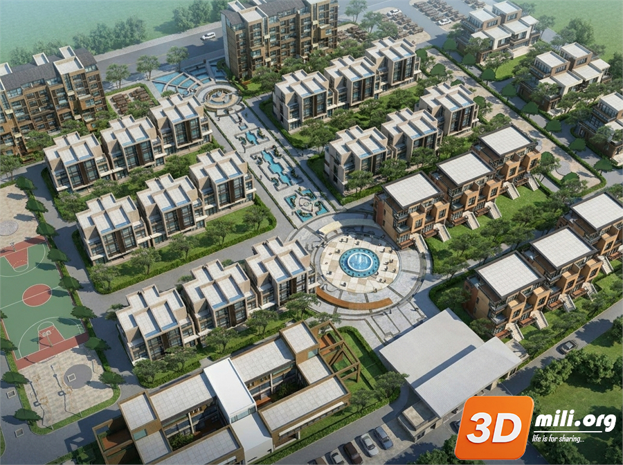 Outdoor Building Skp Files